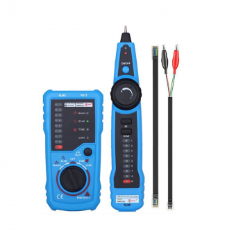 Кабельный тестер-трассоискатель BSIDE FWT11 с разъемами RJ11 и RJ45-2