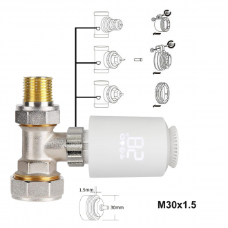 Термостат для радиаторного отопления MeU Home с Wi Fi-6